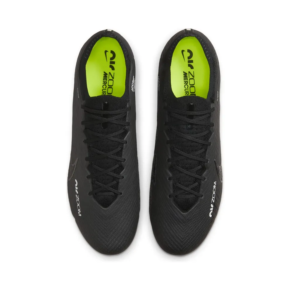 Nike Zoom Mercurial Vapor 15 Elite SG-Pro Anti-Clog Traction Black White Volt (DJ5168-001)