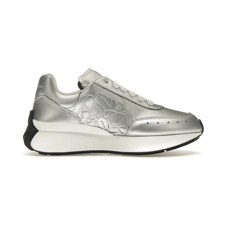 Alexander McQueen Sprint Runner Silver (711104 W4SL4 8462)