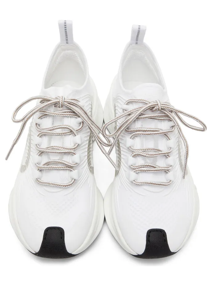 Gucci White Run Low-Top Sneakers (680902 USM10) (5)