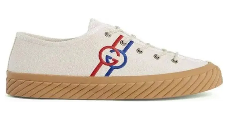 Gucci Interlocking G Low Beige Red Blue (703032-9ARZ0-9097)