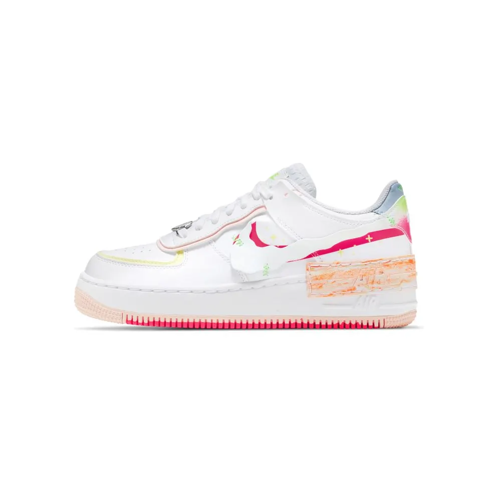 Nike Air Force 1 Low Shadow White Pink Orange (W) (DV1364-111)