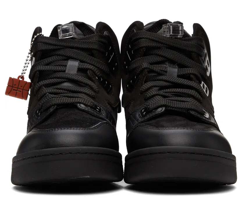 Acne Studios White & Grey High Mix Sneakers (BD0170-) (2)