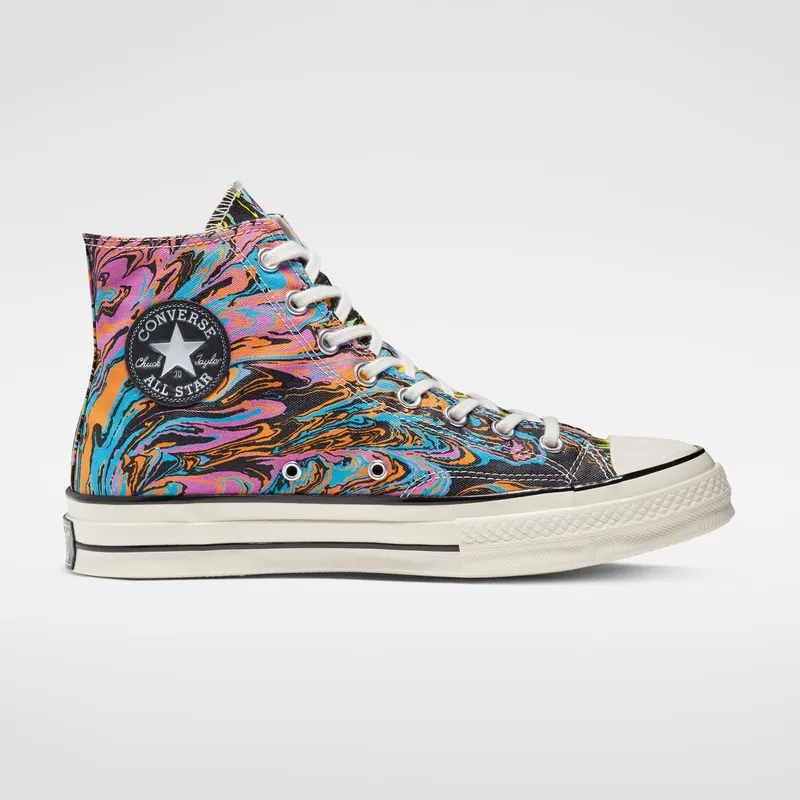 Converse Chuck Taylor All-Star 70s Hi Marble Egret/Multi-Black (167373C)