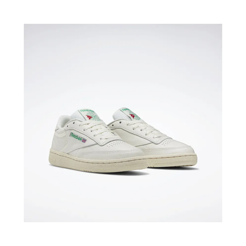 Reebok Club C 85 Vintage Chalk / Glen Green / Paperwhite / Excellent Red (BS8242)