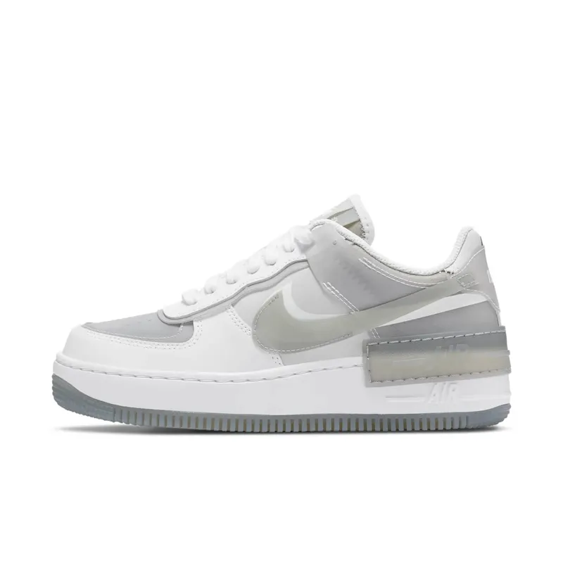 Nike Air Force 1 Shadow White Grey (W) White/Grey Fog-Photon Dust-Particle Grey (CK6561-100)