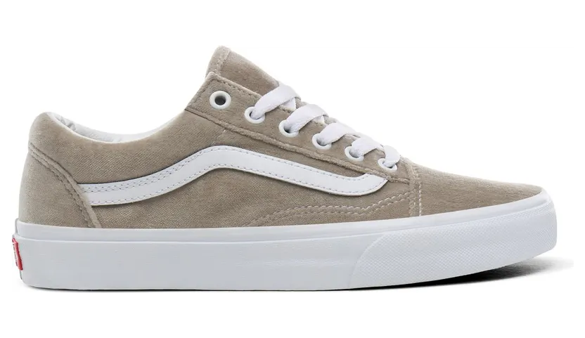 VANS Velvet Old Skool Schoenen (Beige)