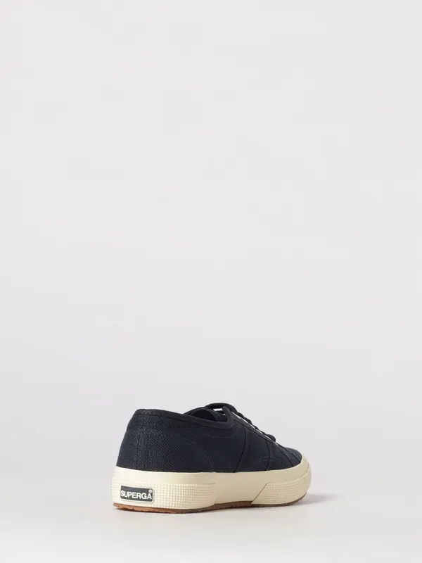 SUPERGA 2750-Cotu Classic Cotton with Rubber Sole and Applied Logo Blue (S000010933)