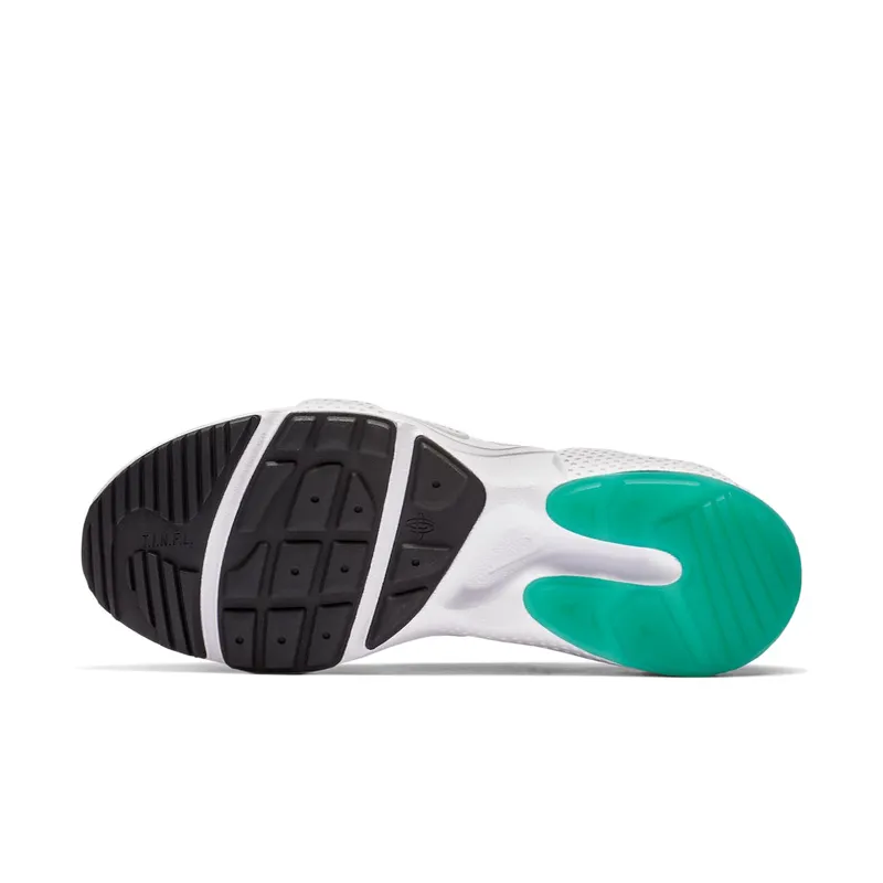 Nike Huarache Edge Sneaker of the Gods White/White-Clear Emerald-Total Orange (BQ5206-100)