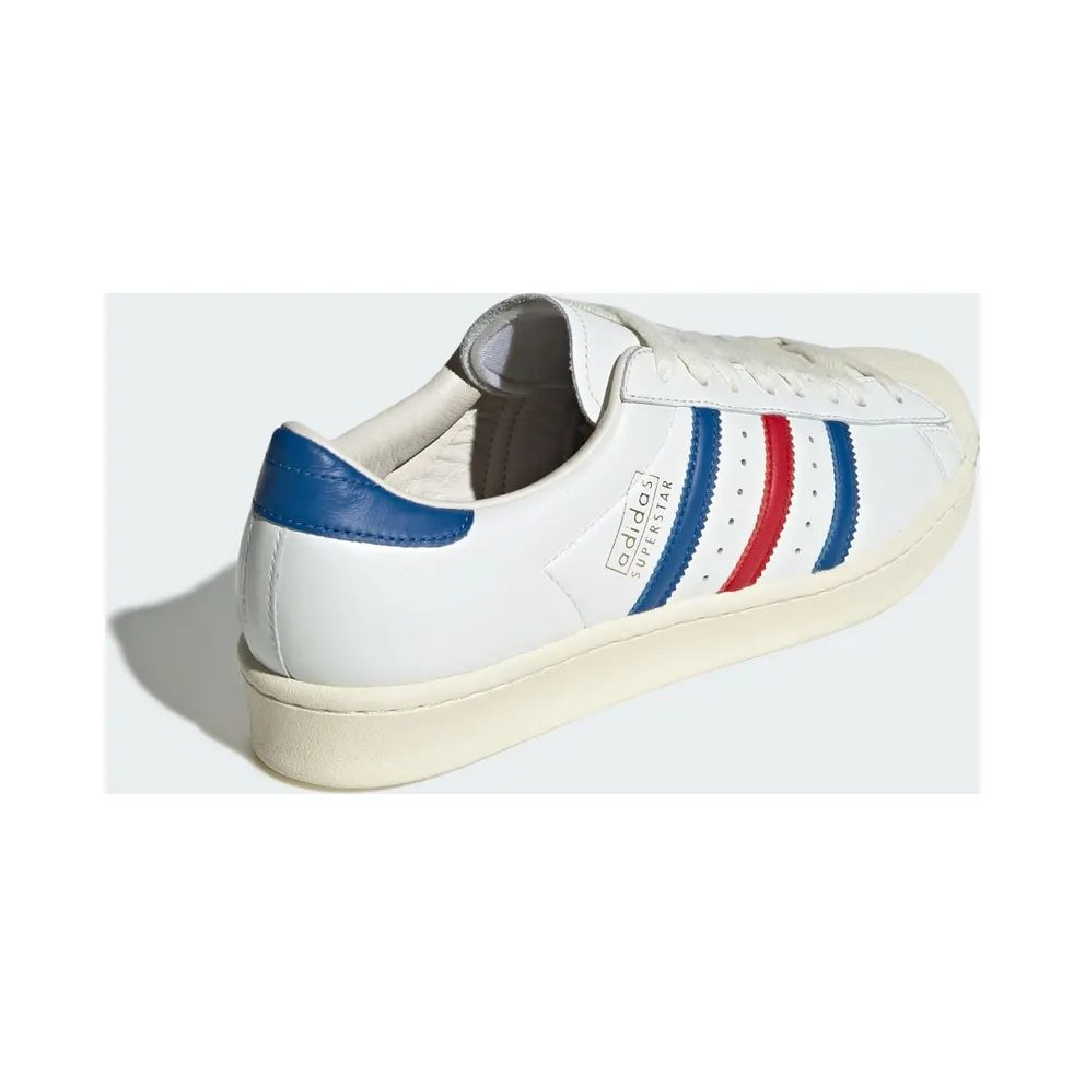 adidas Superstar Vintage White Blue Better Scarlet Made in Germany (JQ6345)