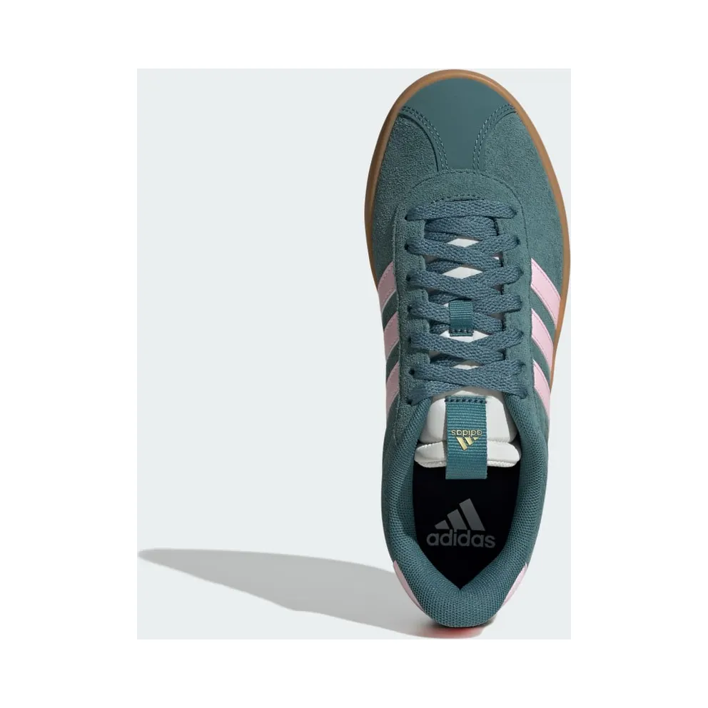 Adidas VL Court 3.0 Preloved Teal / Clear Pink / Gold Metallic (JR0955)