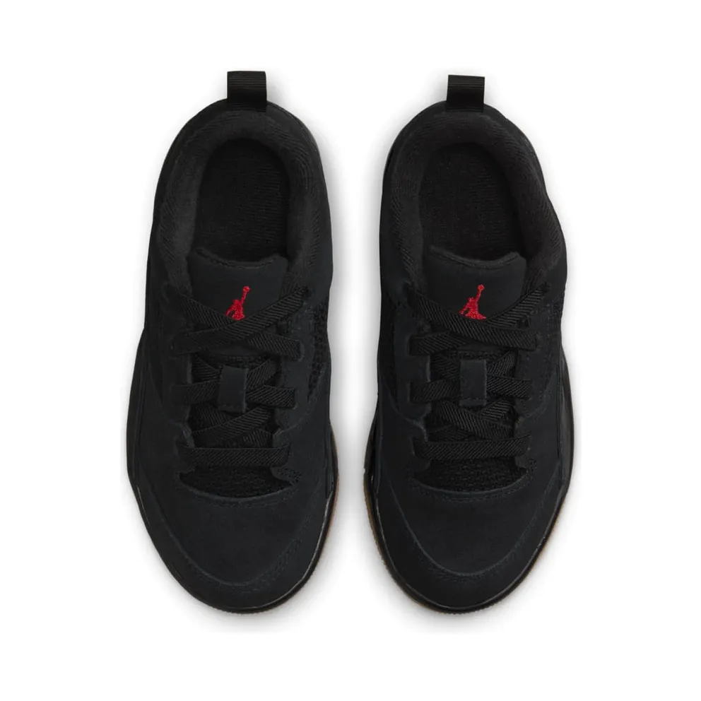 Jordan Flight Court Black Gum Medium Brown Varsity Red (HF3332-001)