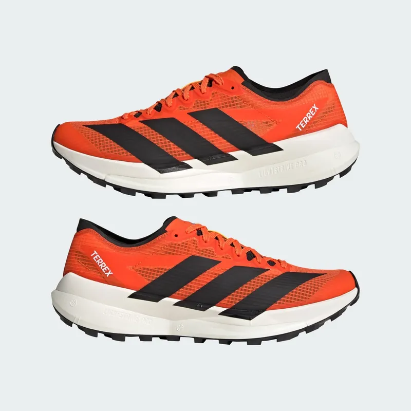 Adidas Terrex Agravic Speed 2 Trail Running Shoes Semi Impact Orange / Core Black / Lucid Tangerine (JR9102)