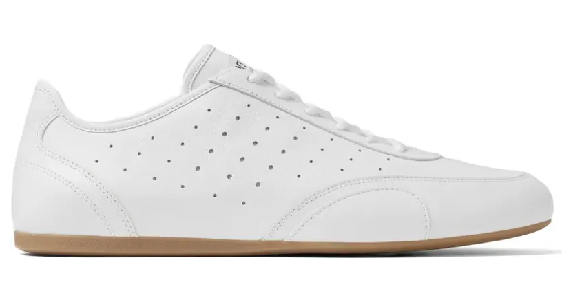 Jimmy Choo Sunny M leren low-top sneakers – Wit (SUNNYMQEI)