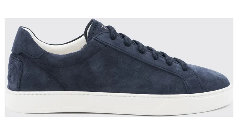Tod’s Sneakers in Suede “BLUE” (XXM04L0HZ40RE0U835)