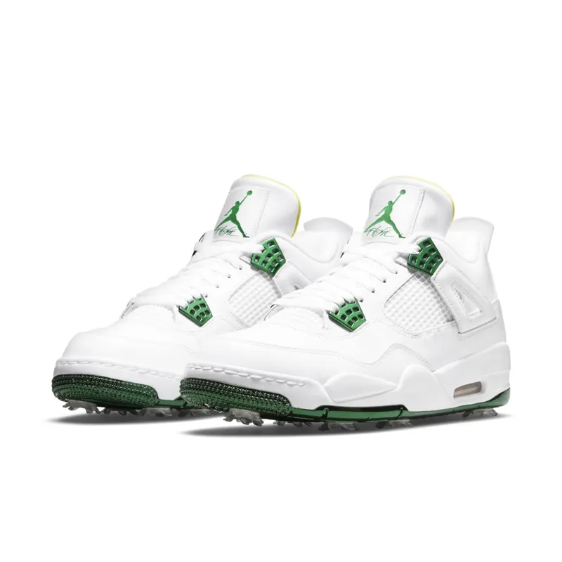 Air Jordan 4 Golf Metallic Green (2021) (CZ2439-100)