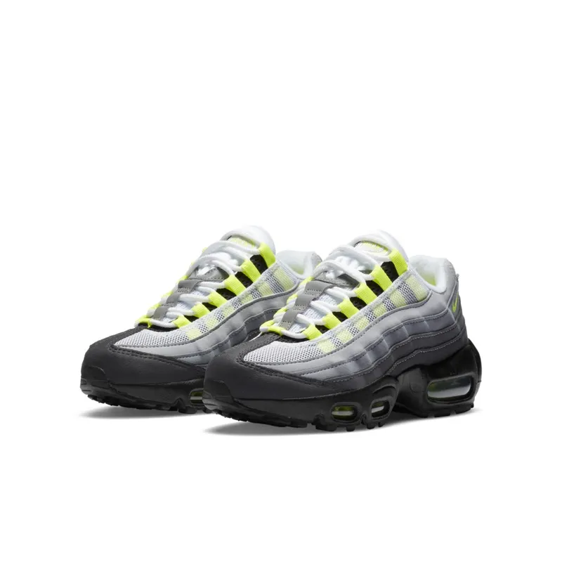 Nike Air Max 95 OG Neon 2020 (GS) Black/Neon Yellow-Light Graphite (CZ0910-001)