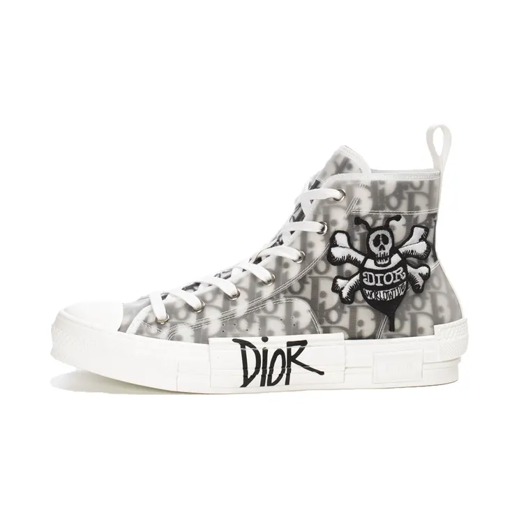 Dior And Shawn B23 High Top Bee Embroidery