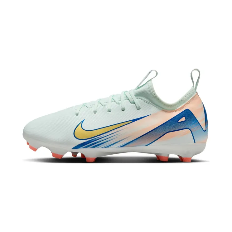 Nike Jr. Vapor 16 Academy Mercurial Dream Speed “Barely Green / Crimson Pulse / Metallic Gold Coin” (FZ1611-300)