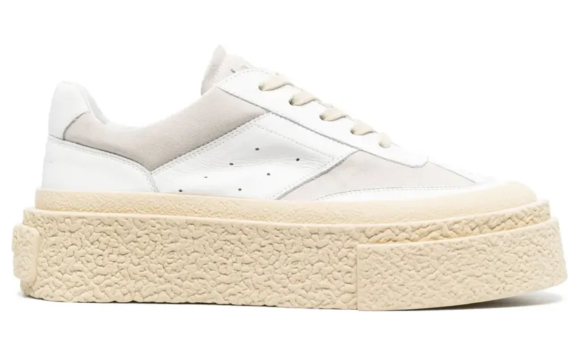 MM6 Maison Margiela Chunky sneakers met plateauzool – Wit (S59WS0190P0673)