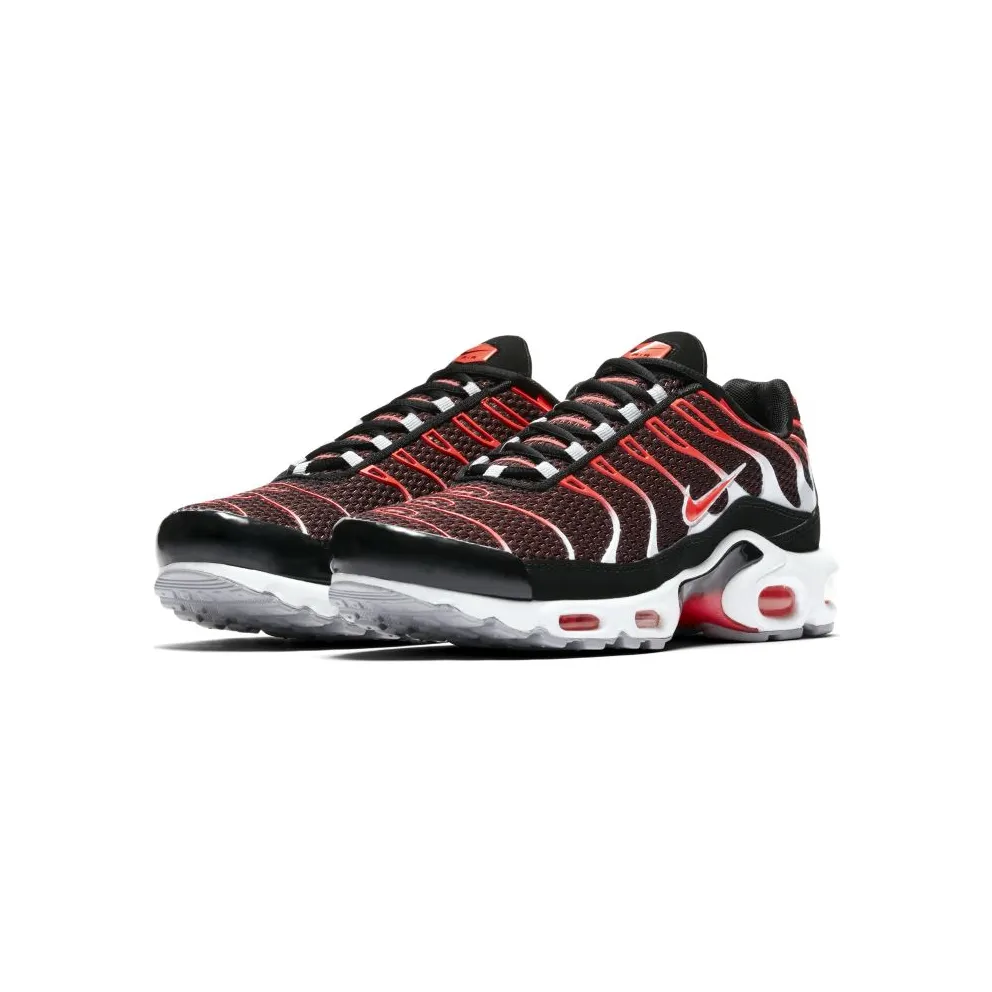 Nike Air Max Plus Hot Lava Black/Bright Crimson-Wolf Grey-White (852630-034)