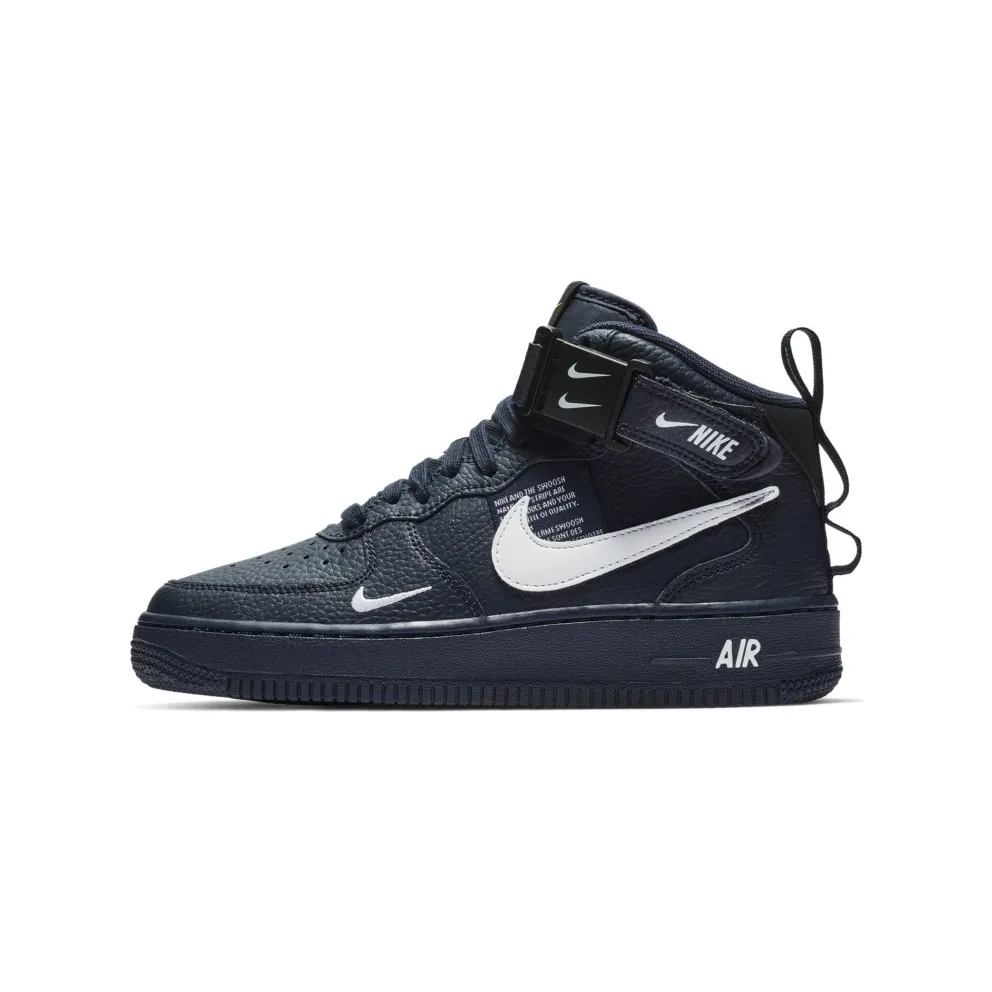 Nike Air Force 1 Mid Obsidian Tour Yellow White (GS) Obsidian/Tour Yellow-White (AV3803-400)