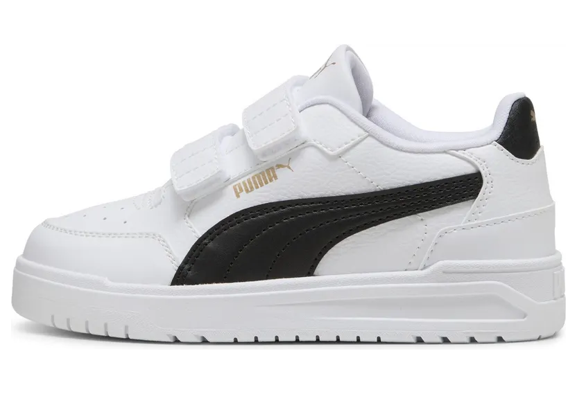 Puma Shuffle Downtown “Puma White / Puma Black / Puma Gold” (403740_02)