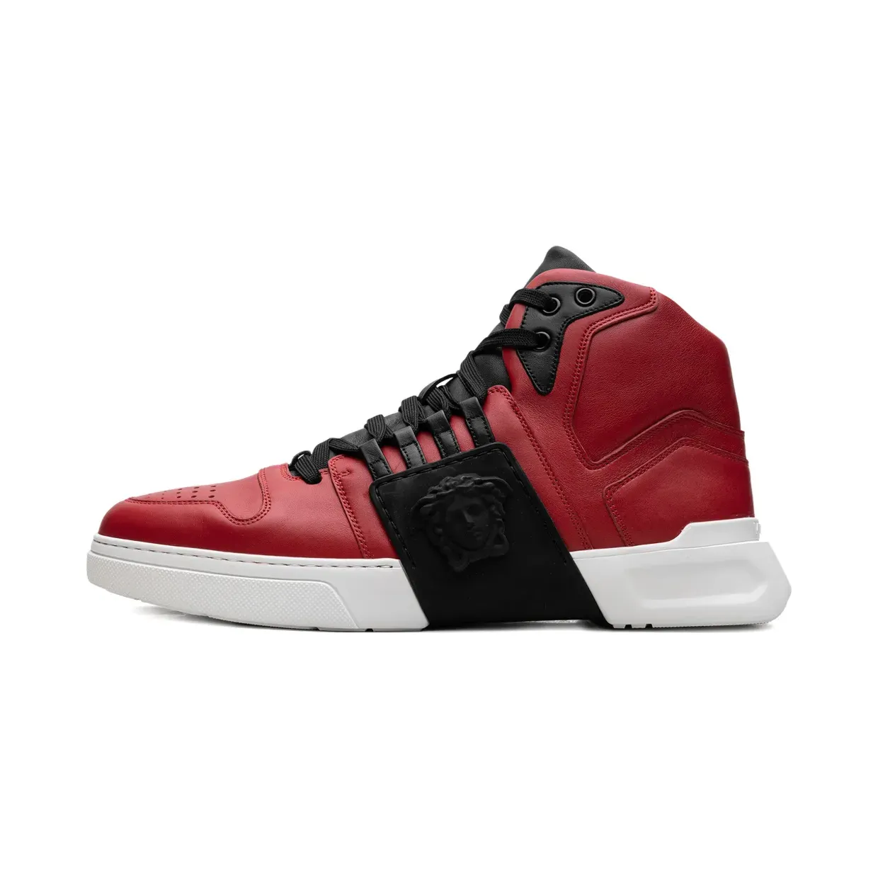 Versace Medusa Strap Red/Black/White high-top “Red” (DSU6723DVG3GKR3N)