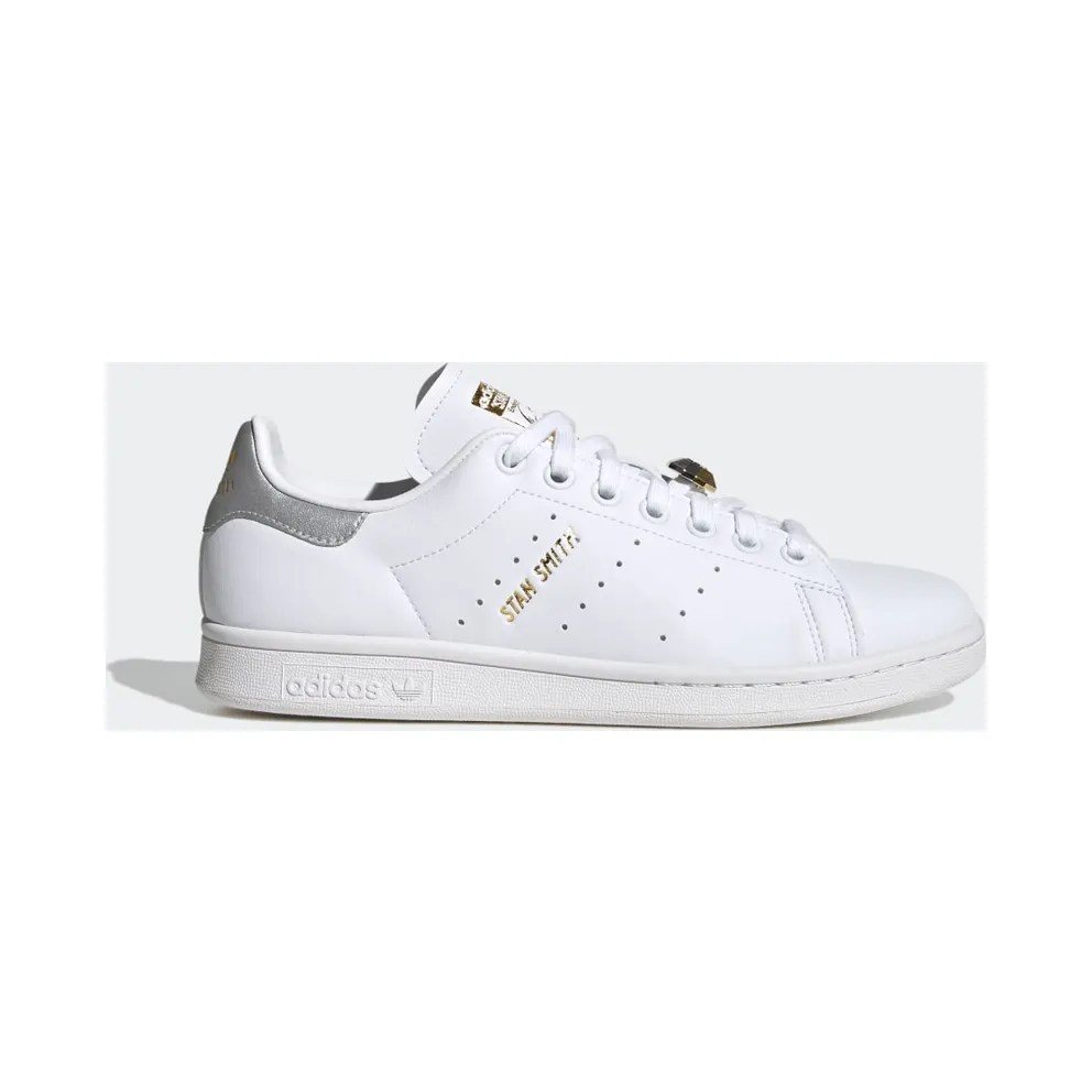 adidas Stan Smith Schuh Cloud White / Silver Metallic / Gold Metallic (HQ4243)