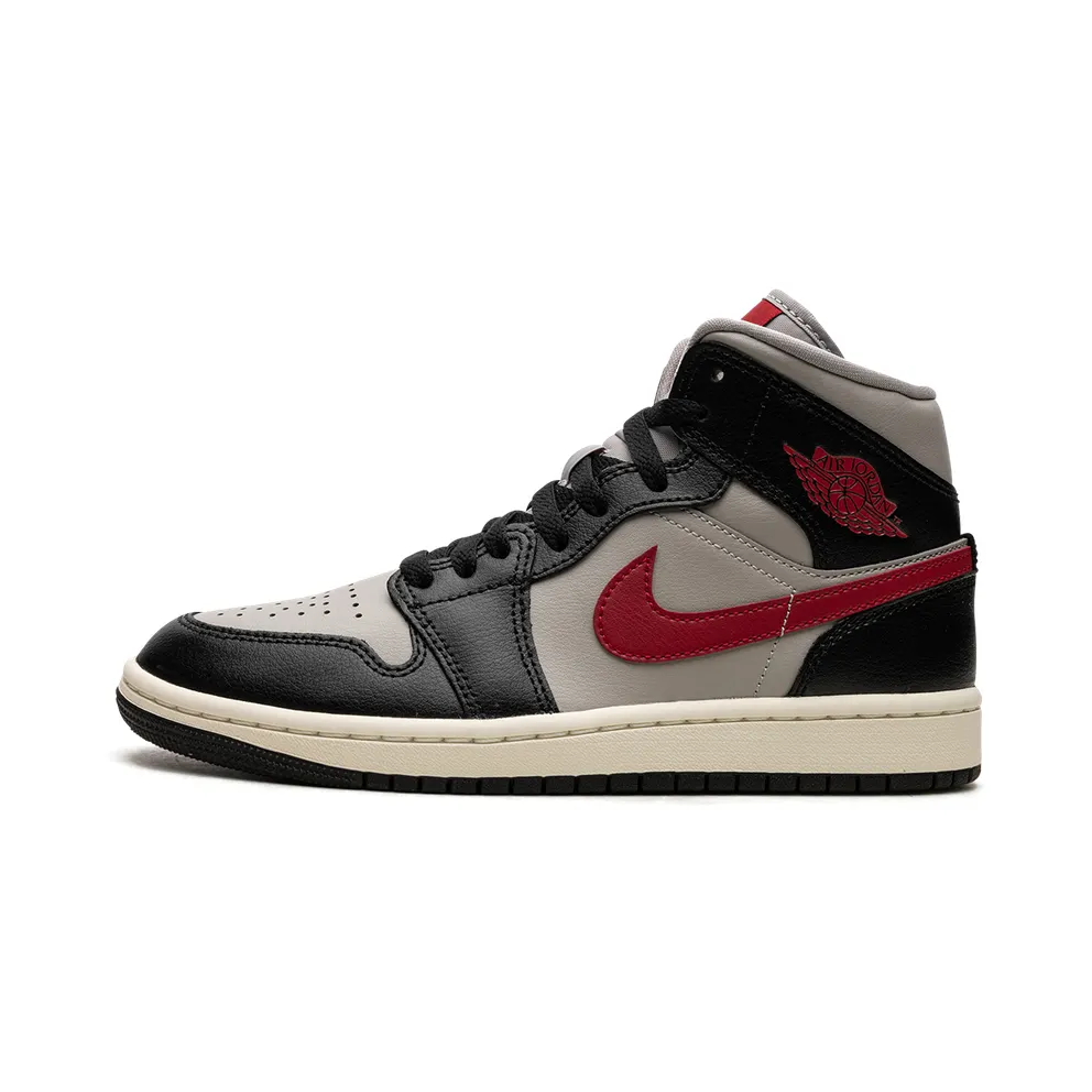 AIR Jordan 1 MID “Black / Gym Red / College Grey” (BQ6472-060)