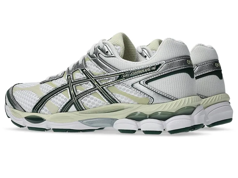 ASICS GEL-CUMULUS 16 “White / Forest Night” (1203A733-105)