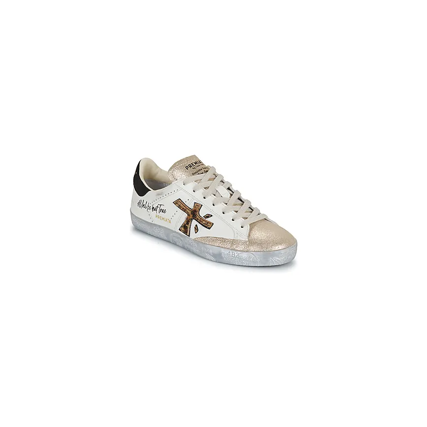 Premiata mit Leoparden-Motiv “White” (STEVEND7605)