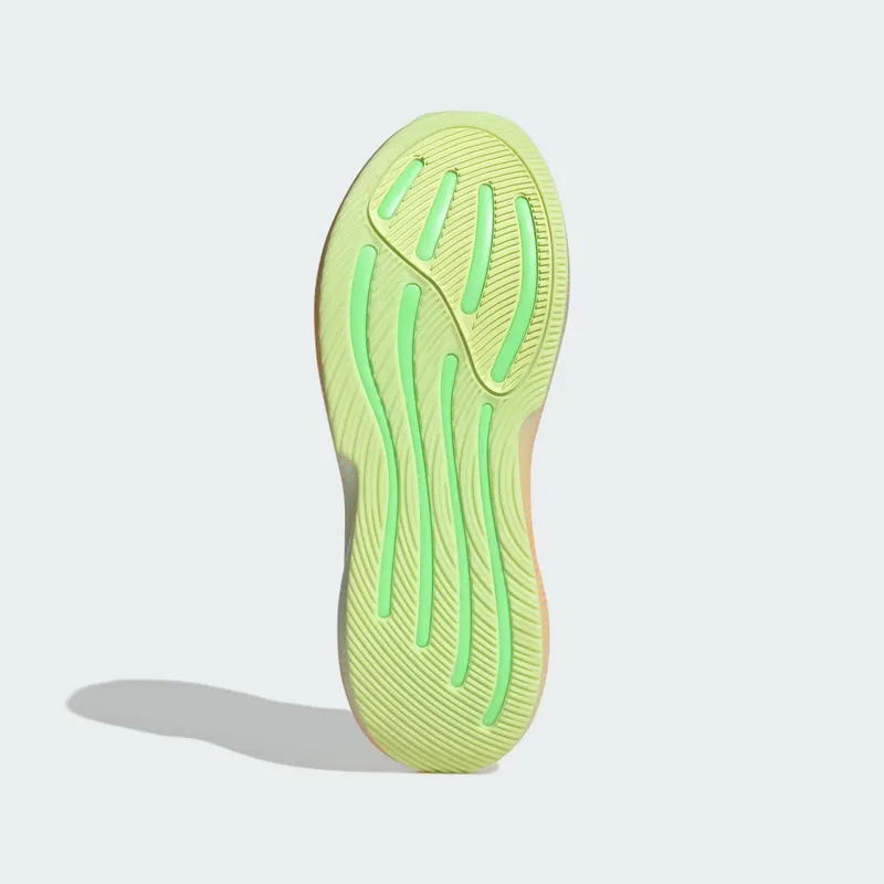 Adidas SUPERNOVA GLIDE Running Shoes Cloud White / Matte Silver / Signal Green (KJ4421)