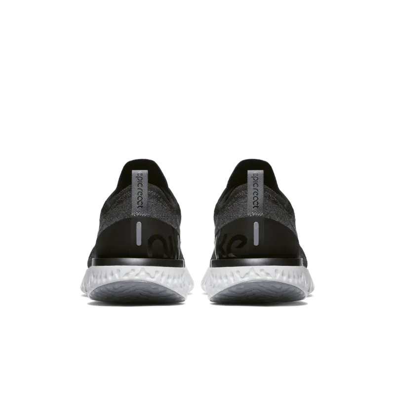 Nike Epic React Flyknit Black Dark Grey Black/Black-Dark Grey-Pure Platinum (AQ0067-001)