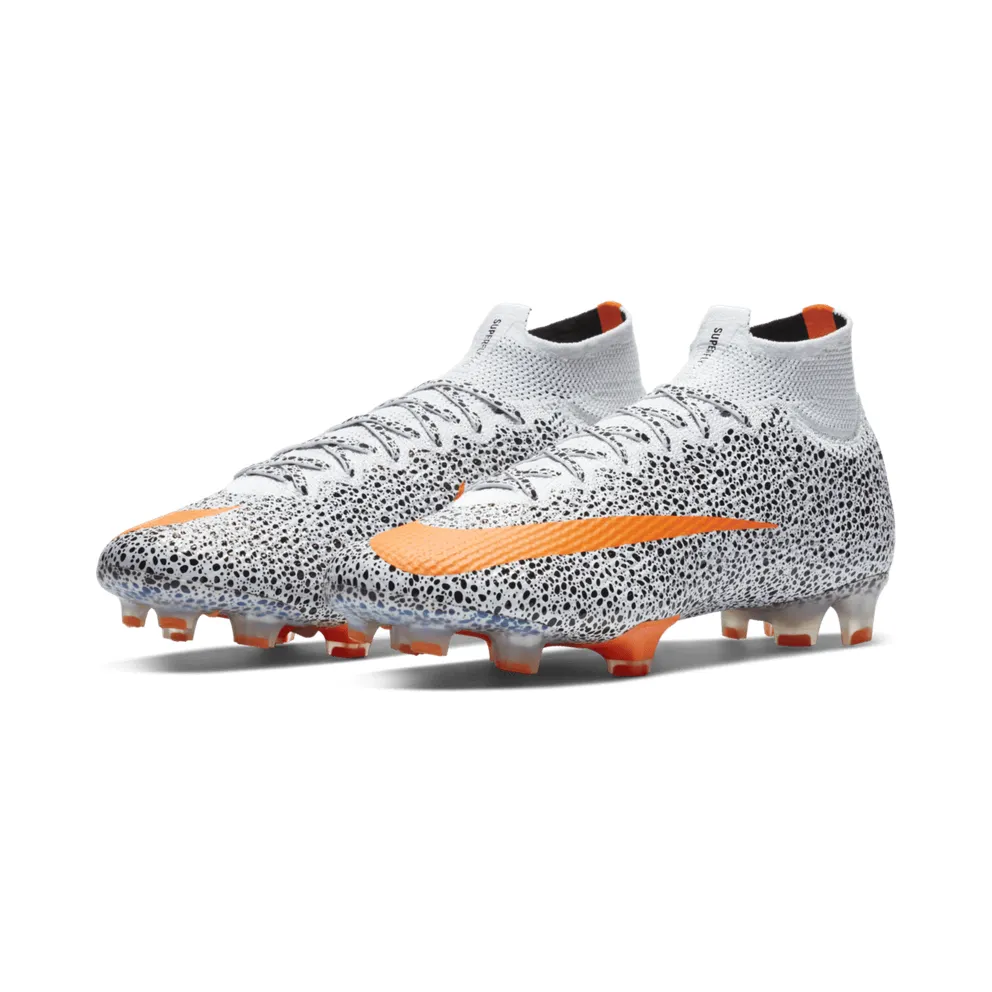Nike Mercurial Superfly 7 Elite CR7 FG Safari White/Black-Total Orange (CQ4901-180)