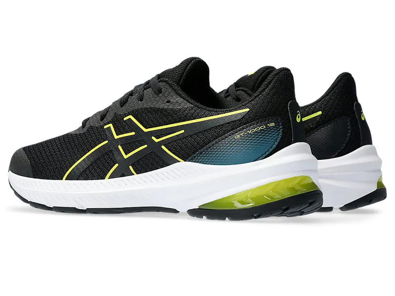 Asics Gt-1000 12 Gs Black/Bright Yellow (1014A296.005)