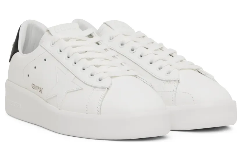 Golden Goose White & Black Purestar Sneakers (GMF00197.F000537.10283) (4)