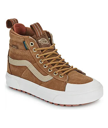 Vans – Waterdichte Sk8-Hi Sneakers – Women – Shoes – Brown (VN000CVTBRO1)