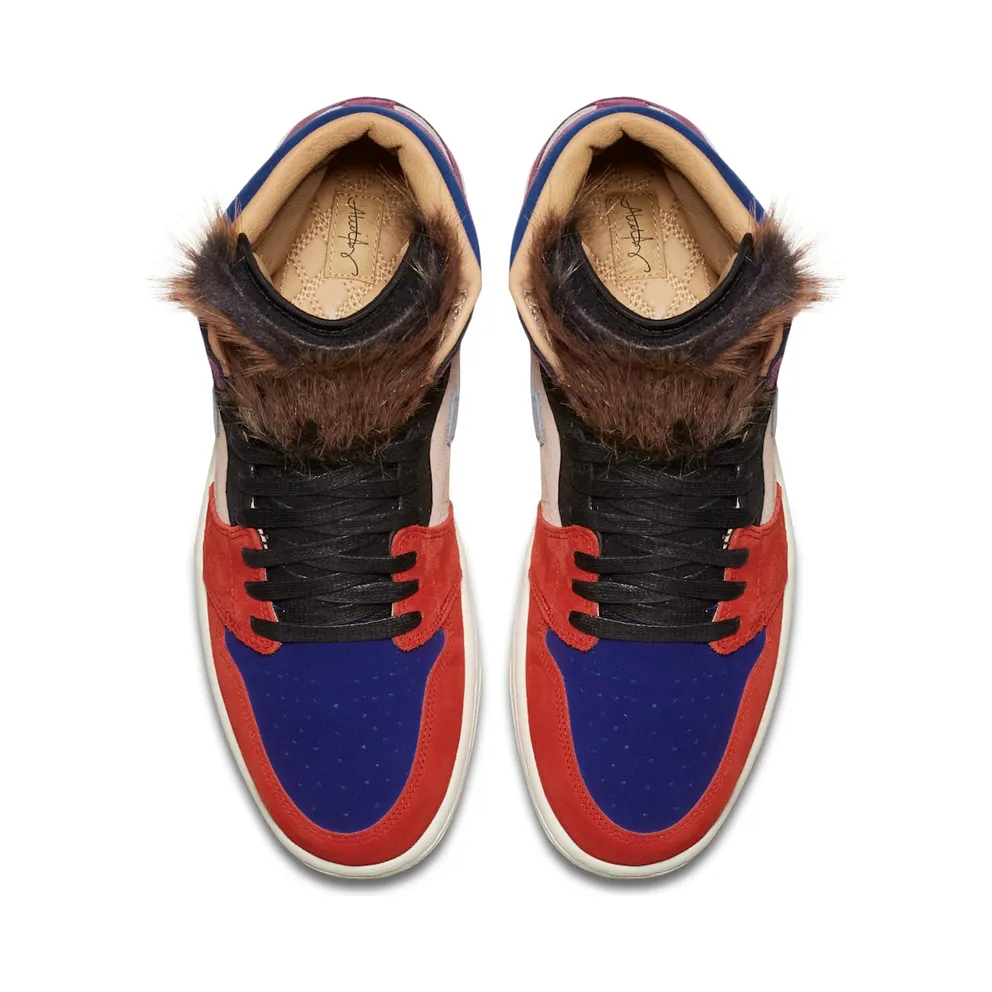 Jordan 1 Retro High Aleali May Court Lux (W) Bordeaux/Light Armory Blue-Sunset Tint (BV2613-600)