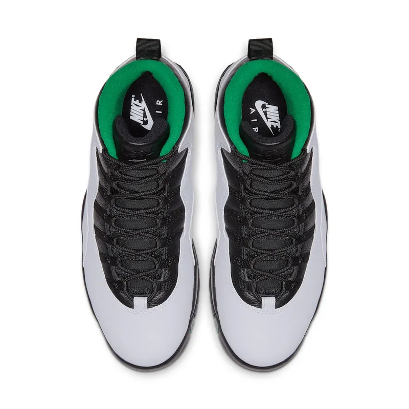 Jordan 10 Retro Seattle White/Black-Green-Yellow (310805-137)
