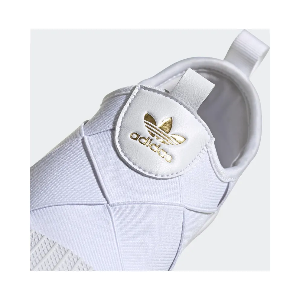 adidas Superstar Slip-on Cloud White / Cloud White / Gold Metallic (FV3186)