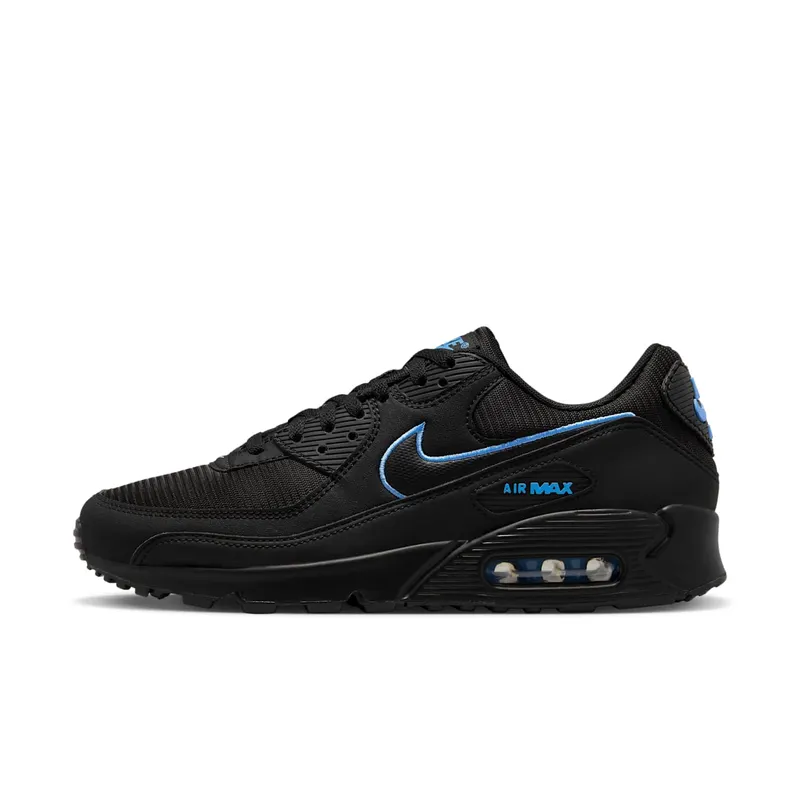 Nike Air Max 90 Black University Blue (FJ4218-001)