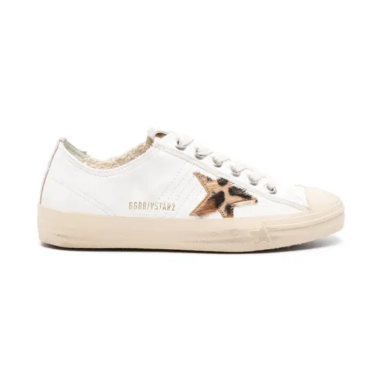 Golden Goose V-Star leren “White” (GWF00129F005031)