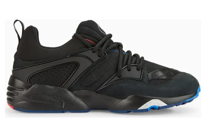 Puma Blaze of Glory motorsportschoenen ter ere van het 50-jarig jubileum van BMW M Motorsport Zwart/Blauw (307425-01)