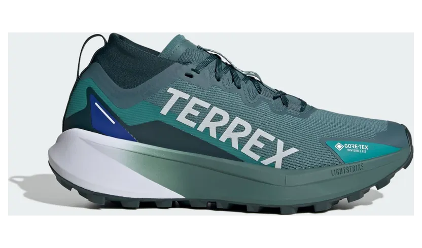 Adidas Terrex Agravic GTX Trail Running Preloved Teal / Cloud White / Semi Lucid Blue (JR5351)