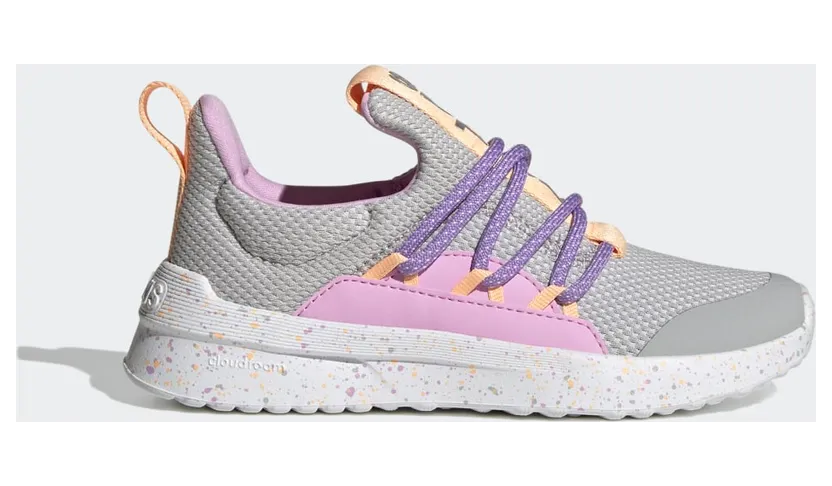 adidas Lite Racer Adapt 4.0 Lifestyle Running Slip-On Lace Schuh Grey Two / Acid Orange / Bliss Lilac (HQ3753)