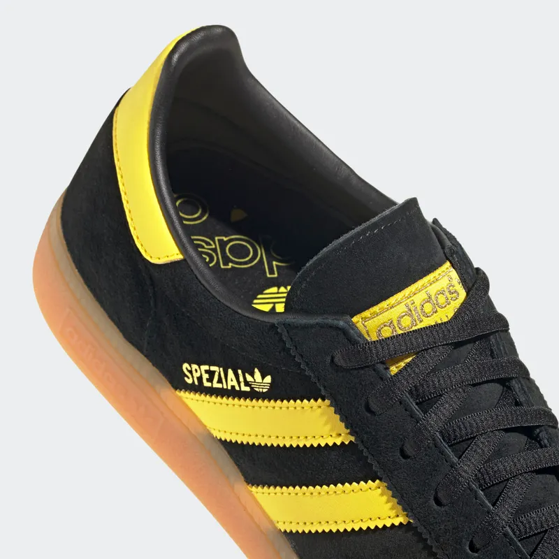adidas Handball Spezial Core Black / Yellow / Gold Metallic (FX5676)