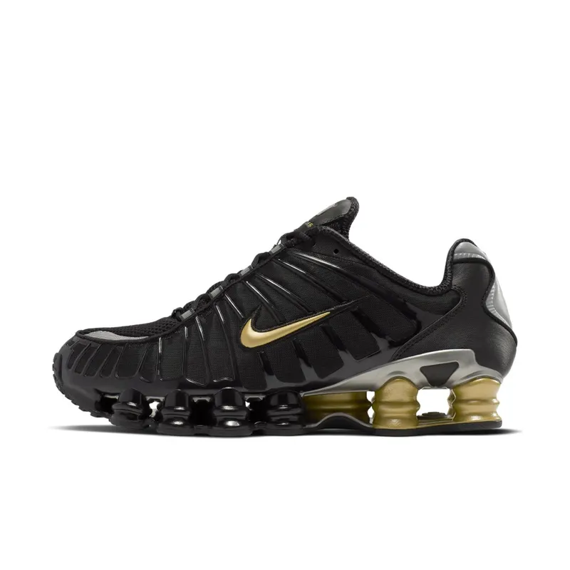 Nike Shox TL Neymar Black/Metallic Gold-Metallic Silver (BV1388-001)