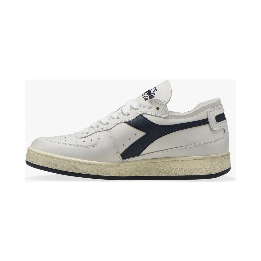 Diadora Mi Basket Row Cut White / Blue Corsaro (201176282C1494)