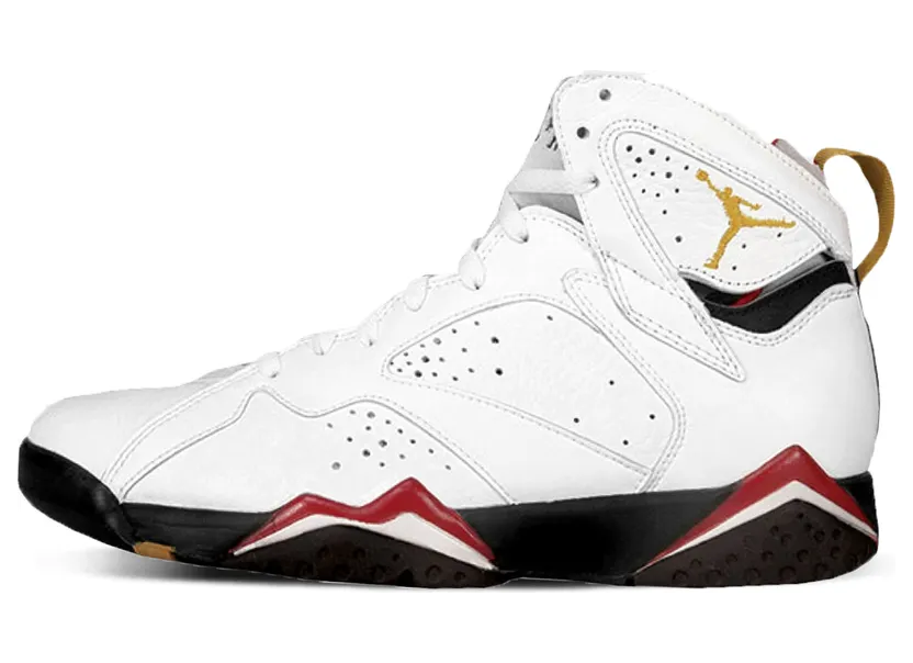 Air Jordan 7 Retro ‘Cardinal’ 2006 White/Black-Cardinal Red-Bronze (304775-101)