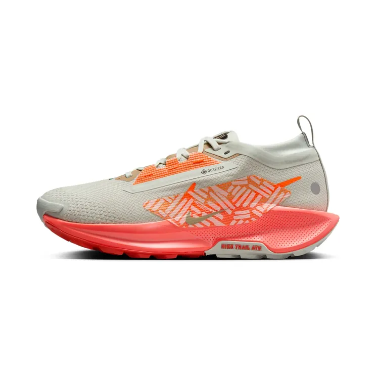 Nike React Pegasus Trail 5 Gore-Tex “Light Silver / Light Wild Mango / Vintage Coral / Hyper Crimson” (FQ0912-004)